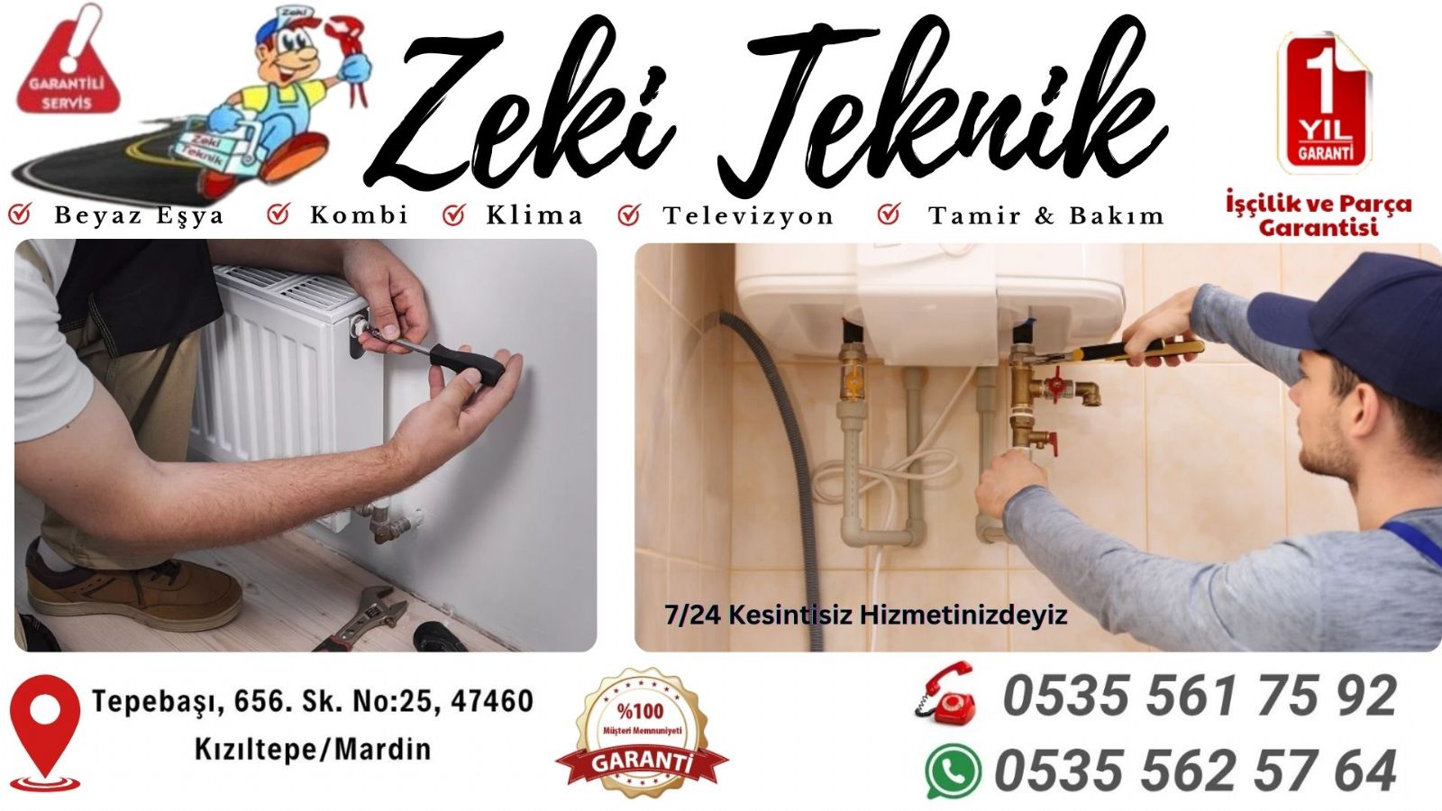 Kızıltepe Kombi Bakım Servisi